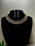 Blush Blossom Marquise Choker Necklace Set
