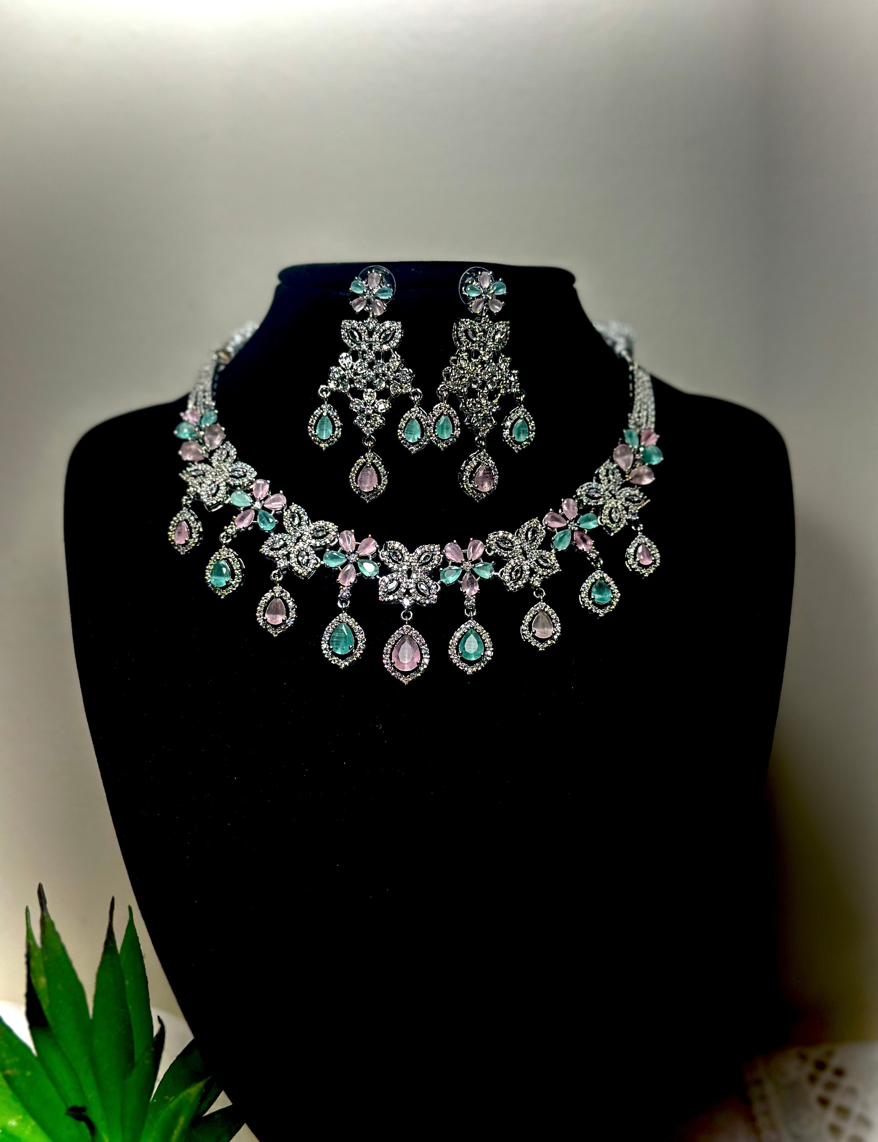 Zara Delicate Pearl Bead Choker Set