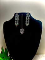 Sitara Midnight Blue Velvet Kundan Set