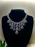 Kavita Pearl and Emerald Kundan Necklace Set