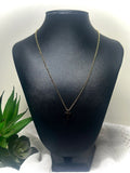 Sienna Minimalist Cross Cable Necklace