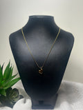 Chloe Puffy Heart Curb Chain Necklace
