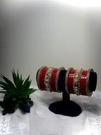 The Siya Royal Crimson Bridal Chura