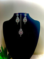 Sia Royal Kundan and Emerald Chandbali Set