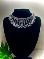 Sitara Midnight Blue Velvet Kundan Set