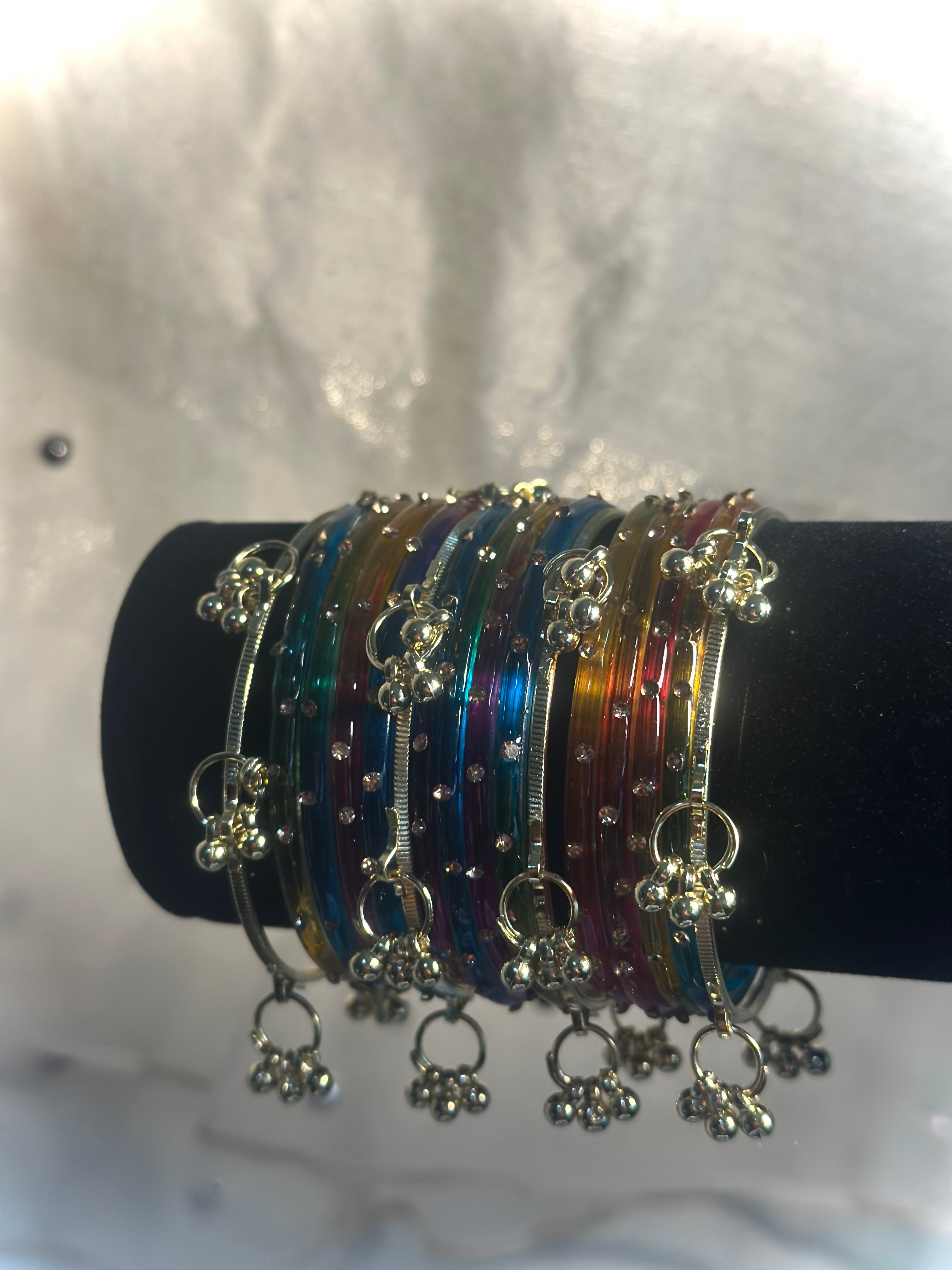 Colourful Kashmiri Bangles