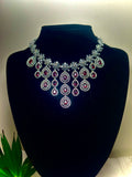 Sia Royal Kundan and Emerald Chandbali Set
