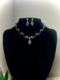 Whispering Waves Delicate Pendant Necklace Set