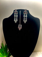 Meera Pearl and Emerald Choker Set