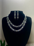 Royal Sapphire Twilight Layered Necklace Set