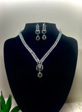 Charvi Mint Green Heritage Pendant Set