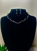 Midnight Marquise Cascade Lariat Necklace Set
