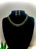 Riya Royal Ruby Crest Choker Set