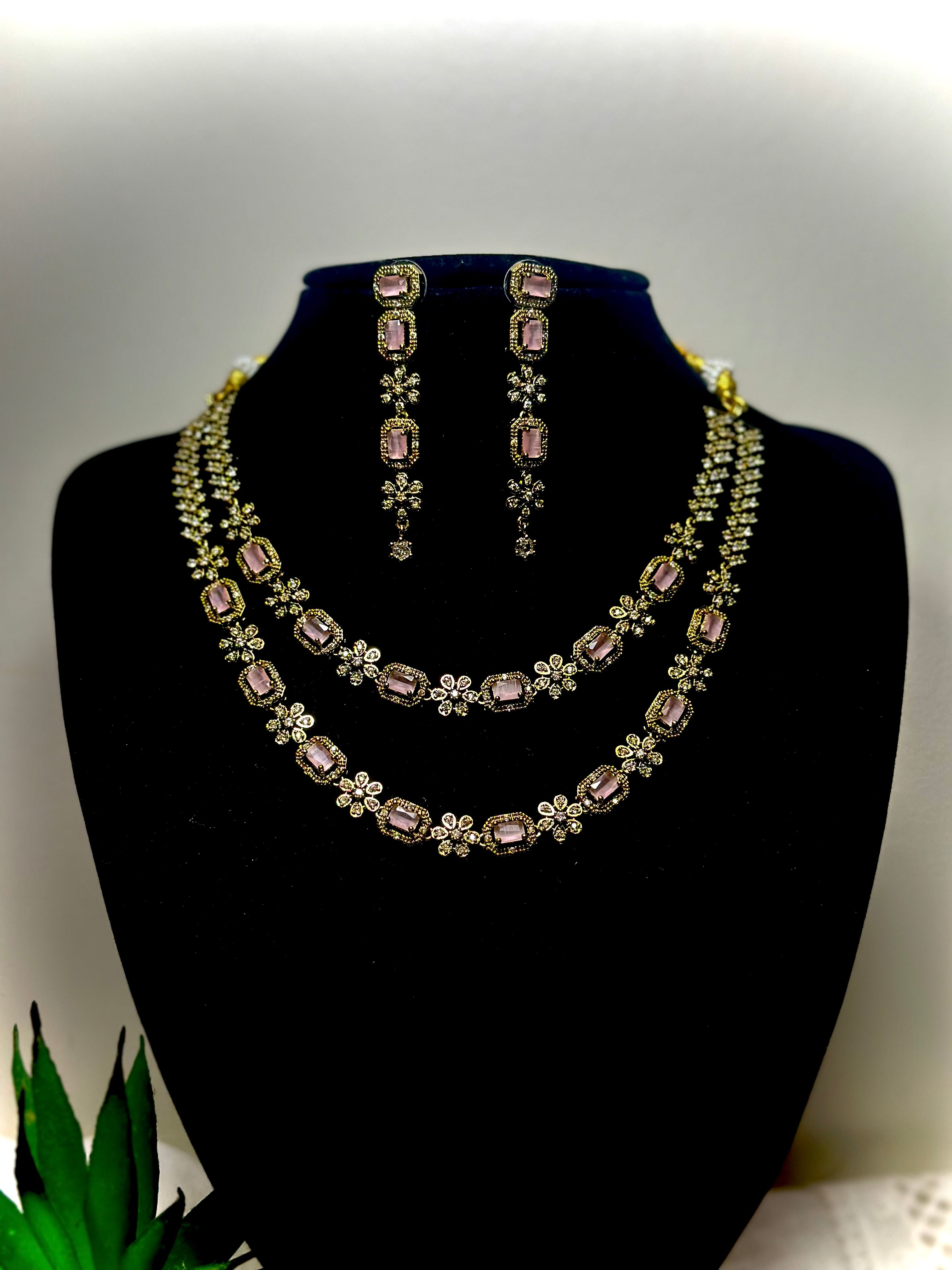 Ira Pastel Mint Kundan Necklace Set