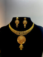 Maharaja Heritage Filigree Necklace and Earring Set