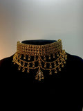 Maharani Antique Tiered Jhumka Necklace Set