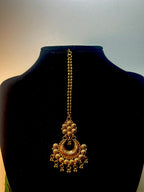 Maharani Antique Tiered Jhumka Necklace Set