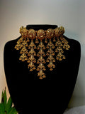 Maharaja Filigree Medallion Collar Set